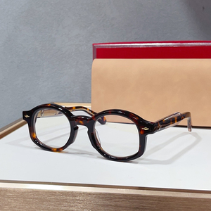 Gafas de Diseño de Lujo, Montura de Acetato Tortoise, Lentes Transparentes para Prescripción Médica, Miopía y Lectura - Product Image 5
