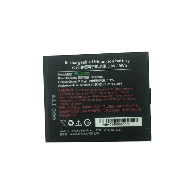 Replacement Battery HBL9000S 3.8V 5000mAh for I9000S Pos Machine.i91000s N3 N5 vx520
