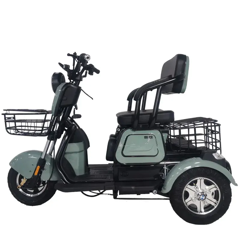 2024 Venta caliente nuevo diseño nuevo estilo triciclo eléctrico de tres ruedas con alta calidad para adultos