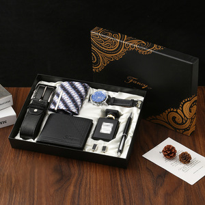 Coffret Cadeau d'Affaires Transfrontalier : Ensemble Montre Couple avec Bracelet pour Petit Ami/Père, Idéal Mariages & Anniversaires, Impression UV sur Papier - Product Image 2