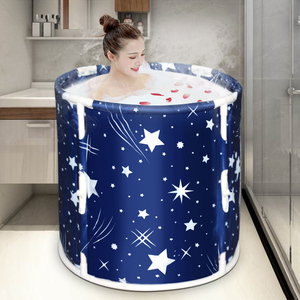 <span class=keywords><strong>Baignoire</strong></span> <span class=keywords><strong>pliable</strong></span> portable pour adultes pour cabine de <span class=keywords><strong>douche</strong></span> <span class=keywords><strong>Baignoire</strong></span> spa avec mousse thermique Boîte pliante en PVC autoportante Paquet - Product Image 1