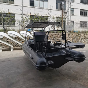 Funsports 28 Feet 8.6m Rib 860 Deep V Yacht de sport gonflable en aluminium avec moteur hors-bord 8.6m Hypalon Boat à vendre - Product Image 3