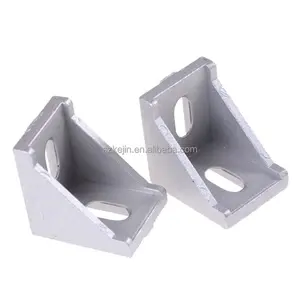 Accesorios de perfil de aluminio, pieza de esquina de conexión de 45 grados, soporte para Perfil de extrusión de aluminio 3030