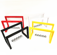 Métal Newton Berceau Balles D'équilibre Magique Science Physique Argent Plaqué Newton Pendule pour Bureau Décoration Réduction Du Stress Jouets