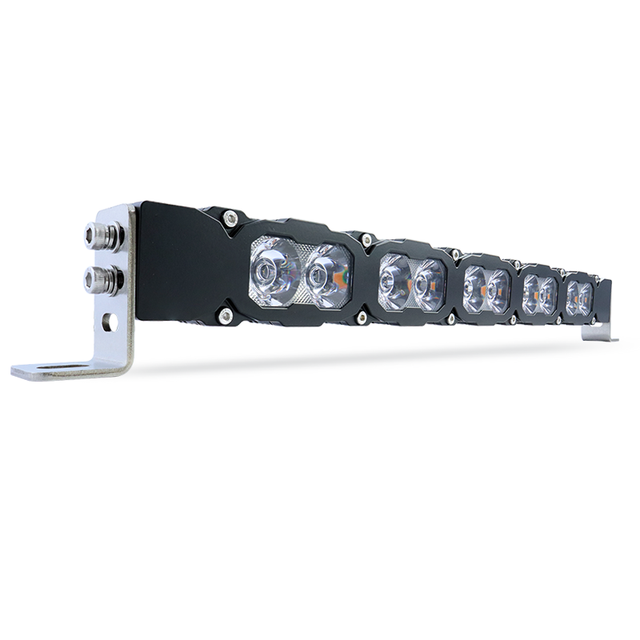 Stealth Installations LED Lighting Road Pick Truck Grill Lights Slim LED Light Bar CNC Aluminum 304 Stainless Steel Cool White