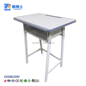 Escritorio Escolar Económico de Entrega Rápida, Muebles Escolares para Niños, Escritorio Individual Cómodo de Madera con Cajón y Ranura para Bolígrafos - Product Image 2