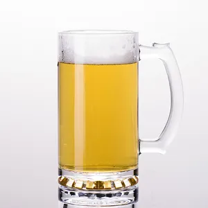 Bán Buôn Tùy Chỉnh Logo Beer Mug & Stein Với Xử Lý-Cá Nhân Hoá Tủ Đông Thủy Tinh Bia Lớn An Toàn (16.5 Oz)