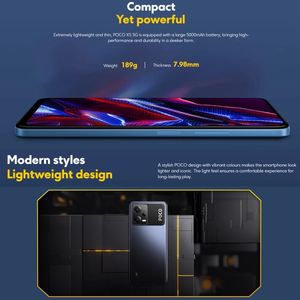 Xiaomi <span class=keywords><strong>POCO</strong></span> <span class=keywords><strong>X5</strong></span> <span class=keywords><strong>5G</strong></span> Versión Global EU, Cámara de 48MP, <span class=keywords><strong>8GB</strong></span>+<span class=keywords><strong>256GB</strong></span>, 6.67 Pulgadas, MIUI 13 / Android 12 - Product Image 6