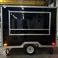 Remorque de cuisine mobile pour jus, glaces, hot-dogs, tacos, burgers et pizzas, avec cuisine complète