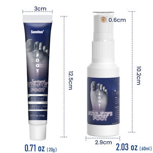 Déodorant pour les pieds Spray Chaussures Désodorisant <span class=keywords><strong>Anti</strong></span>-fissuration Supprimer les bactéries <span class=keywords><strong>Odeur</strong></span> particulière Pieds Déodorant Crème pour les pieds Brume Ensemble - Product Image 2