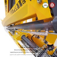 Grue à flèche articulée hydraulique de 4 tonnes, grue à flèche pliante à 3 sections avec stabilisateurs autobloquants