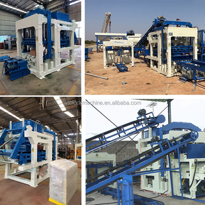 Nouvelle technologie, machine à blocs automatique, machine à fabriquer des briques en ciment, machine à pavés, machine à briques solides QT10-15 - Product Image 3