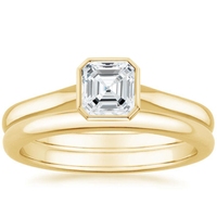 Anillo de Compromiso Solitario de Diamante Cultivado en Laboratorio con Certificación IGI, Corte Redondo, 2 Quilates, D VVS CVD, Oro Sólido de 14K para Mujer