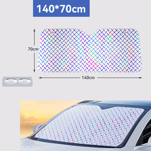 Parasol para Parabrisas, Protección Solar, Plegable, de Poliéster, para Ventana Delantera, para Sedán y SUV - Product Image 3