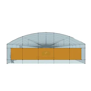 GT facile serra a Tunnel regolabile struttura zincata a caldo serra per piantare l'agricoltura