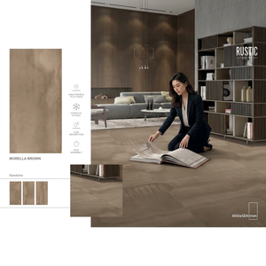 กระเบื้องพอร์ซเลนเคลือบเงา Vistaar ขนาด 600x1200 มม. 60x120 ซม. ลายหินอ่อนขัดเงา สำหรับปูพื้นและผนัง - Product Image 2