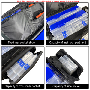 Sac à dos de pêche imperméable en polyester TIN DUC EBF104 22,8 L avec fermeture éclair, multi-usages, transport extérieur, unisexe - Product Image 5