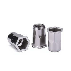 Tuerca Remachable Hexagonal FF M4 M5 M6 M8 M10 de Acero Inoxidable 304 con Cabeza Plana y Arandela para Equipos de Comunicación - Product Image 3