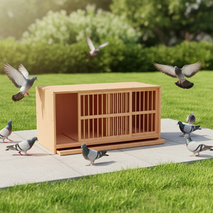 Cage à pigeons en bois durable et écologique, fabrication Longyuan, <span class=keywords><strong>nichoir</strong></span> pour pigeons de course, qualité supérieure, utilisation intérieure/extérieure - Product Image 1