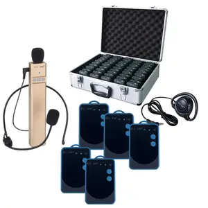 WUS 2.4G 999 Channel wireless tour guide system for tour guide