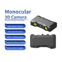 Caméra 3D à lumière structurée binoculaire 6-5 pour vision robotique, compatible ROS, haute précision 0,01 mm pour la vision 3D industrielle
