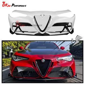 Parachoques delantero parcial de fibra de carbono estilo <span class=keywords><strong>Giulia</strong></span> <span class=keywords><strong>GTAM</strong></span> para <span class=keywords><strong>Alfa</strong></span> <span class=keywords><strong>Romeo</strong></span> <span class=keywords><strong>Giulia</strong></span> - Product Image 1