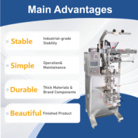 Machines de remplissage verticales multifonctions VFFS à vis sans fin pour aliments, épices, curry, lait de soja, sachets, poudre, sacs en plastique