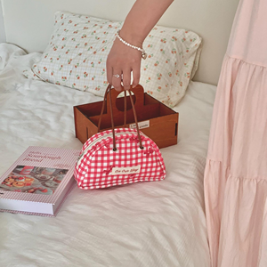 กระเป๋าผ้าแคนวาสแบบกึ่งกลมลายลูกกวาดน่ารักกระเป๋าถือโพลีเอสเตอร์แบบพกพาสำหรับเดินทางกระเป๋าใส่เหรียญนักเรียนมีซิปสำหรับเก็บของแบบลำลอง - Product Image 3