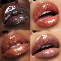 Gloss à lèvres liquide végétalien personnalisé avec logo, brillant, hydratant, repulpant, huile à lèvres régénérante, rouge à lèvres brillant
