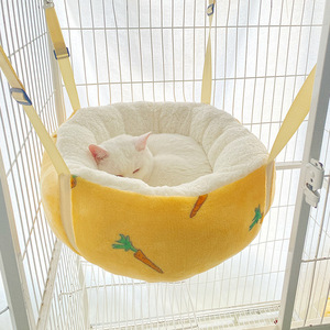 Mèo võng treo tổ Sun-Basking vật nuôi Treo Giỏ mèo Giường mèo lồng vải vật liệu mèo Swing hiện vật - Product Image 2