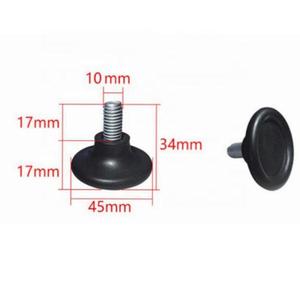 Furniture Plastic Thread Desk Furniture <b>Adjustable</b> Glide <b>Leg</b> - Product Image 1