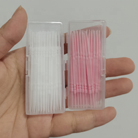 Emballage personnalisé pour la teinture des cils et des sourcils, micro-brosse en plastique, peigne pour la lamination des sourcils, brosse à label privé
