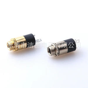 Conector de Audio y Video Leqing Jueyue Electronics PJ-392 de 3.5mm con 3 Pines para Montaje en Panel, Chapado en Oro - Product Image 3