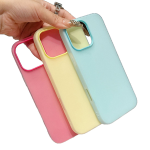Custodia per telefono anti-caduta e antiurto 2 in 1 opaca effetto gelatina color macaron all'ingrosso per <span class=keywords><strong>iPhone</strong></span> 17 16 15 <span class=keywords><strong>Pro</strong></span> <span class=keywords><strong>Max</strong></span> <span class=keywords><strong>14</strong></span> 13 - Product Image 5