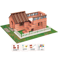 Enfants Cadeau Mini Construction Construction Brique Jouets DIY Brique Ciment Maison