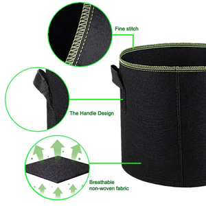 Sacs <span class=keywords><strong>de</strong></span> culture en tissu personnalisés pour plantes, 3, 5, 7, 10 gallons, pour légumes, tomates, fraises, plantes <span class=keywords><strong>de</strong></span> jardin et pommes <span class=keywords><strong>de</strong></span> terre - Product Image 3
