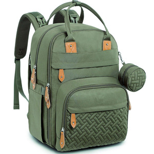 2025 Lançamento Quente: Bolsa Maternidade Multifuncional Personalizada Grande Portátil Impermeável com Berço Dobrável para Bebê e Trocador - Product Image 6