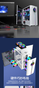 Funda de ordenador de mesa, Torre media, Torre RGB, ventiladores rgb, venta directa de fábrica, disponible - Product Image 3