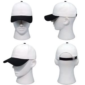 Gorra de Béisbol Estructurada de Seis Paneles Bicolor Lisa al por Mayor con Visera Curva Ajustable de Alta Calidad - Product Image 5
