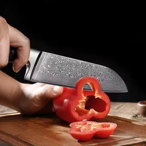 Professional Micarta Handle 67 Layers <strong>5Pcs</strong> Damascus Steel Kitchen <strong>Knife</strong> <strong>Set</strong> - Product Image 3