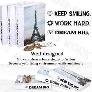 Kustom penutup keras promosi meja toko kopi Set rumah buku dekoratif Set dekoratif untuk hadiah - Product Image 4