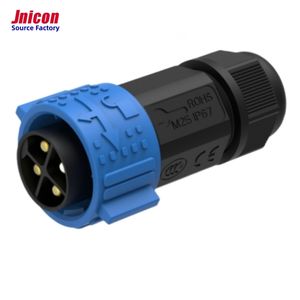 M25 أنثى <span class=keywords><strong>4Pin</strong></span> الصناعية والأتمتة لوحة دائرية للماء IP67 موضوع مكافحة تخفيف موصلات الطيران البحري - Product Image 2
