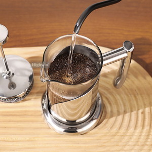 Cafetera Francesa HIGHWIN de 350 ml, 800 ml, 1000 ml, Prensa Francesa de Vidrio de Borosilicato Resistente al Calor - Product Image 4