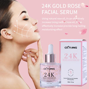 Custom <b>Vitamin</b> E <b>Brightening</b> Beauty Face Care <b>Serum</b> Hyaloronic Acid 24k Caviar Gold <b>Serum</b> Rose - Product Image 2