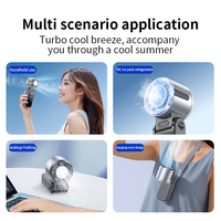 Nouveau ventilateur portable à refroidissement semi-conducteur 2026, haute vitesse, USB, pliable, mini-ventilateur d'extérieur avec fonction de compression de glace