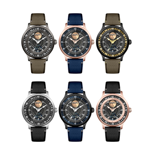 Nuevo Reloj Mecánico Personalizado para Hombre, Esfera con Fase Lunar, Correa de Cuero, Resistente al Agua 50M, Reloj de Pulsera de Lujo para Negocios - Product Image 4