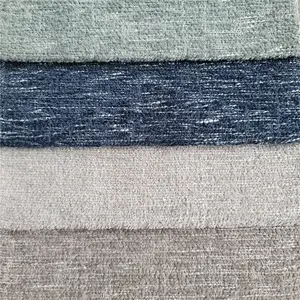 Latest polyester blend chenille thick fabric for upholstery fabric hometextile