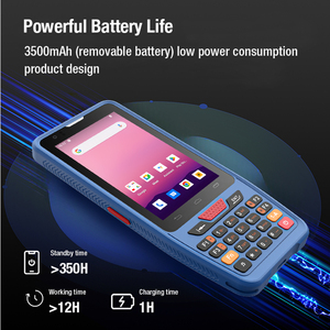 Cầm tay PDA 4G 4.0 inch <span class=keywords><strong>IP67</strong></span> công nghiệp không thấm nước <span class=keywords><strong>Android</strong></span> 12 gồ ghề cầm tay PDA 1D 2D Laser máy quét mã vạch - Product Image 6