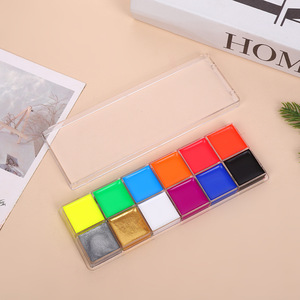 Nueva Paleta de <span class=keywords><strong>Pintura</strong></span> Corporal y Facial a Base de Aceite de 20 Colores, 20 Tonos Monocromáticos para Maquillaje de Escenario, <span class=keywords><strong>Pintura</strong></span> Facial, <span class=keywords><strong>Halloween</strong></span> - Product Image 5