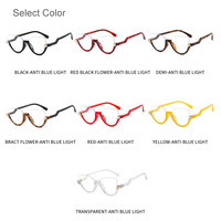 Lunettes à strass de luxe, monture tendance et anti-lumière bleue pour femme